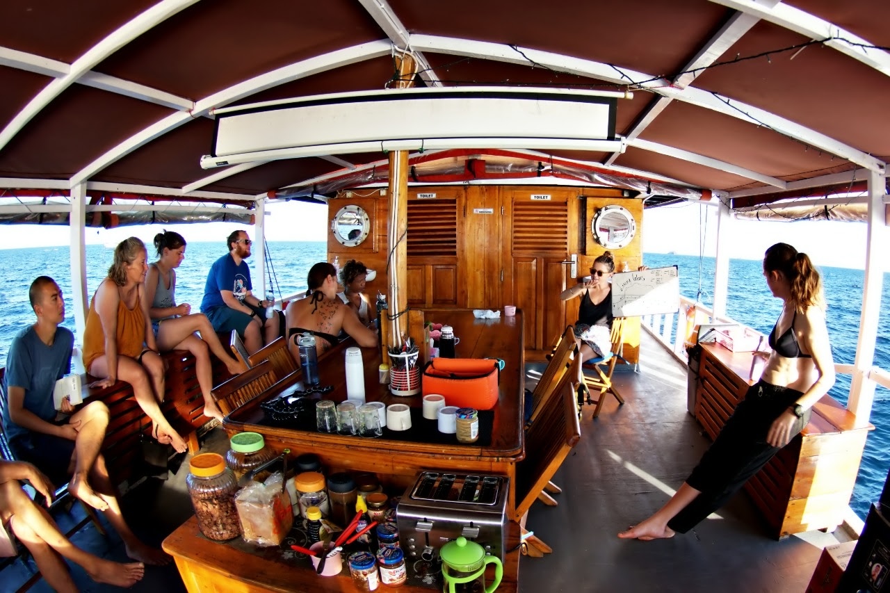 Dive Briefing on Ratu Laut Liveaboard